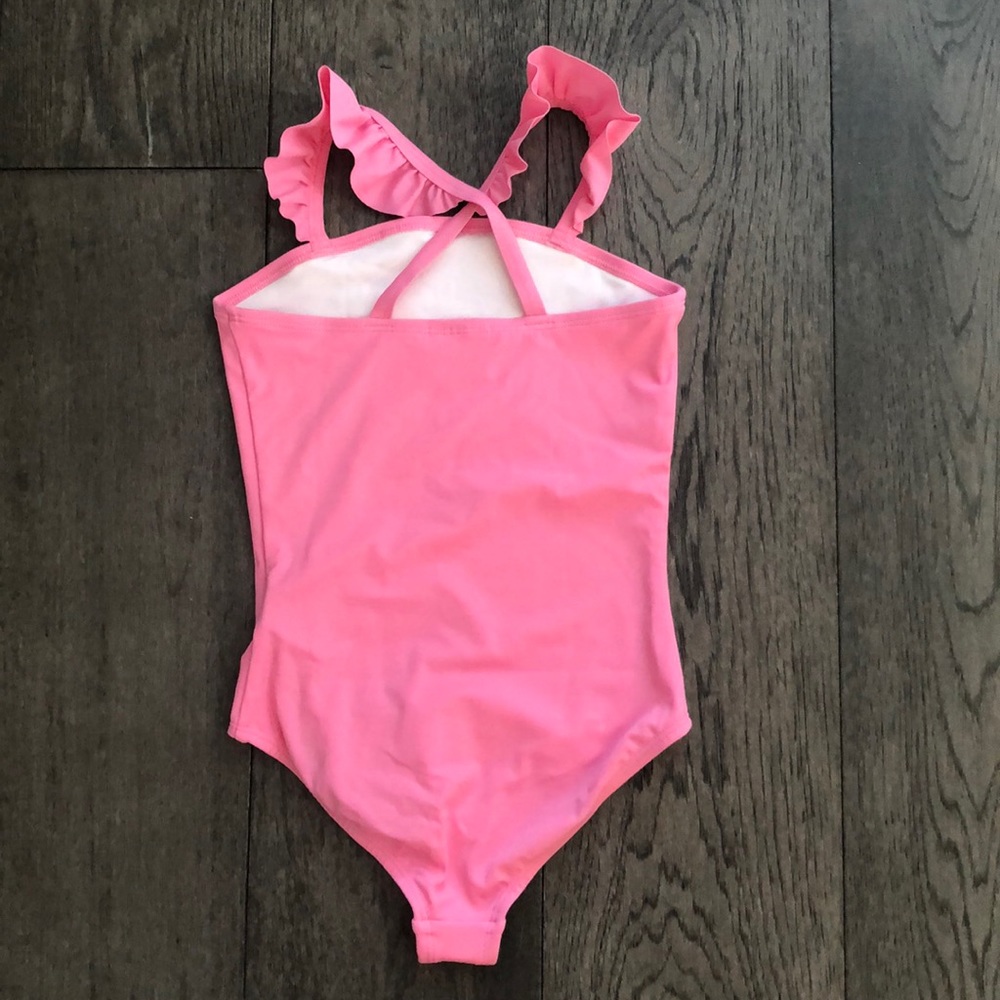 Hanna Andersson pink girl’s swimsuit - Picture 2 of 8